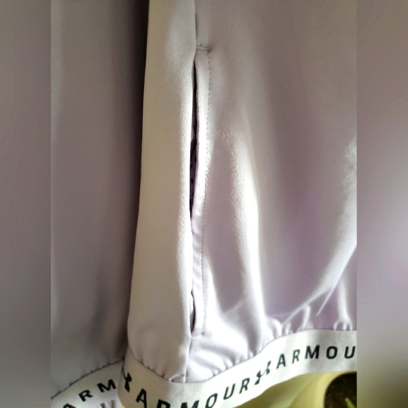 UNDER ARMOUR Loose Fit HeatGear Purple Workout Jacket Women's Size Small - Picture 5 of 6